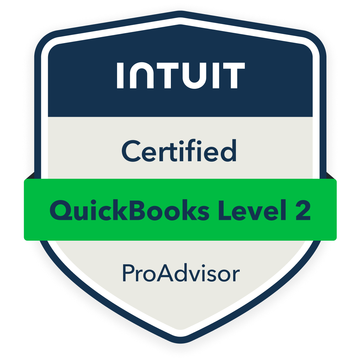Intuit Certified QuickBooks Level 2 ProAdvisor
